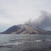 Ruang Volcano Erupts